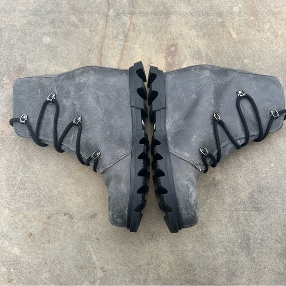 Sorel Joan Of Arctic Wedge III Lace Waterproof Gray Boots Size 9 - Picture 5 of 9